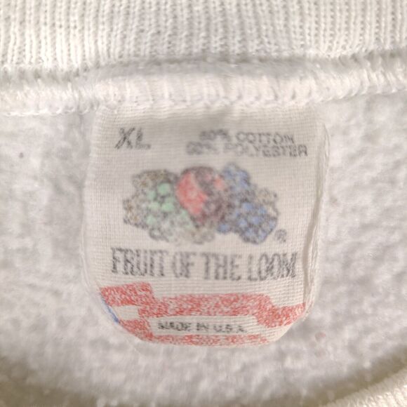 Vintage 1989 Polo International Myrtle Beach SC Sweatshirt Adult XL White USA - Picture 6 of 16